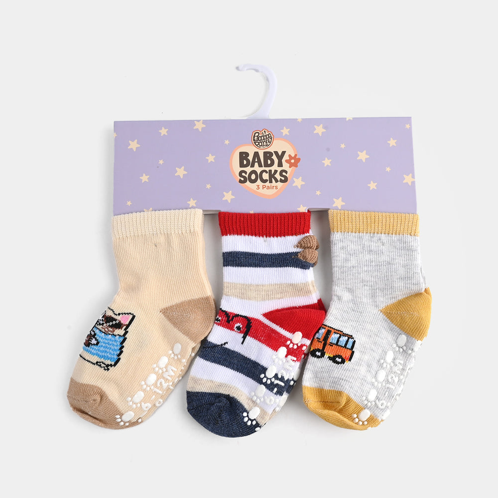 Baby Boys 3 Pair Socks