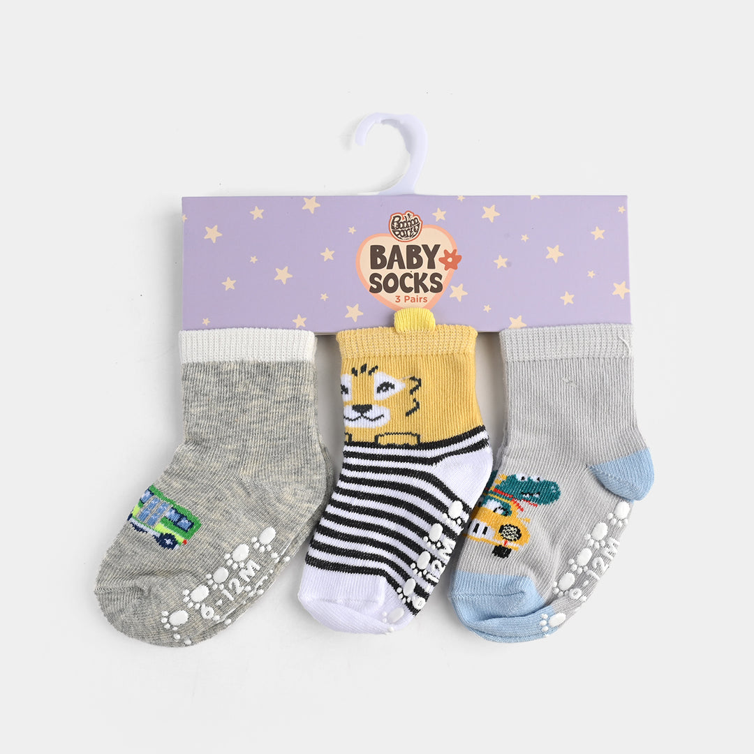 Baby Boys 3 Pair Socks