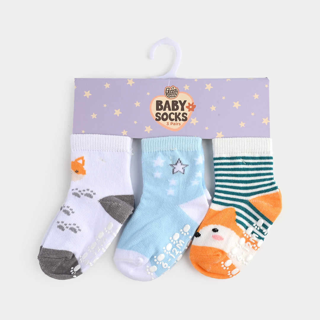 Baby Boys 3 Pair Socks