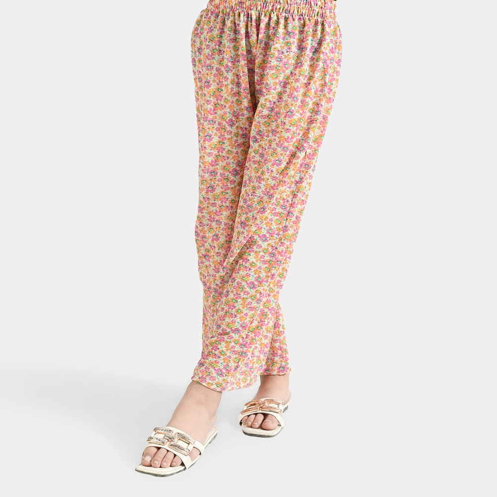 Girls Chiffon Culotte Floral-Multi