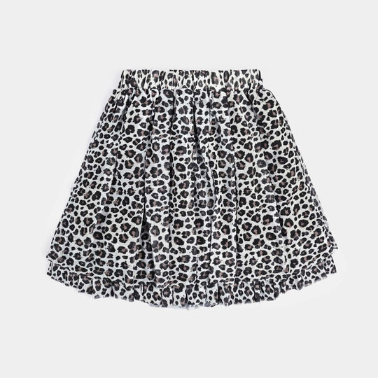 Girls Short Skirt Tiger Love-Multi