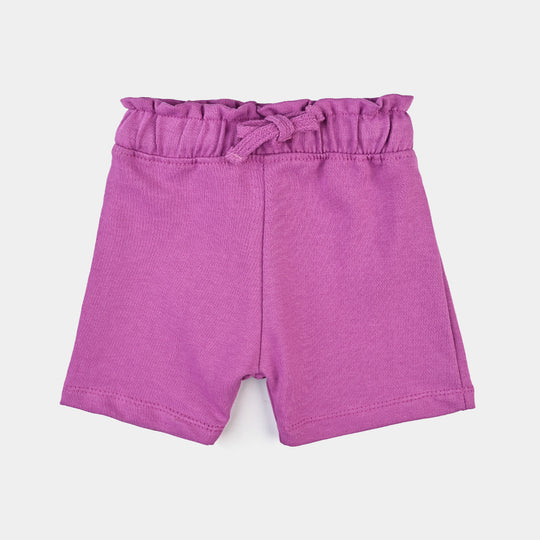 Infant Girls Cotton Terry Short BASIC Short