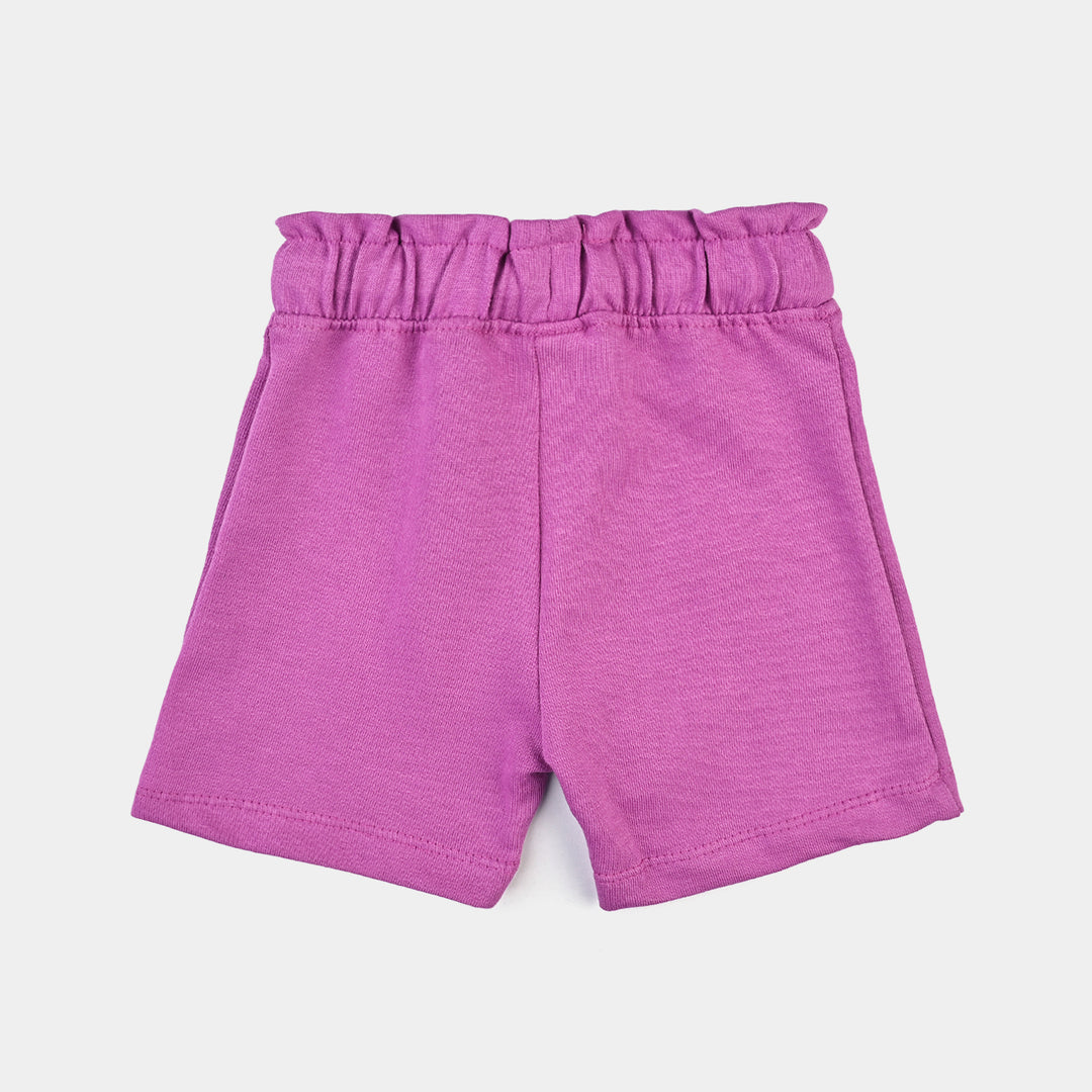 Infant Girls Cotton Terry Short BASIC Short