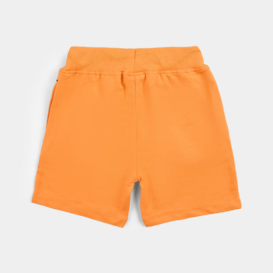 Boys Cotton Terry BASIC SHORT Keep It Moving-Blz.Orange