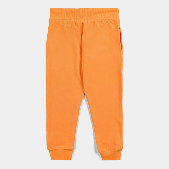 Boys Jumbo Pique Pyjama Moving Around-Blz.Orange