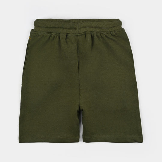 Boys Cotton Terry BASIC SHORT-Chive