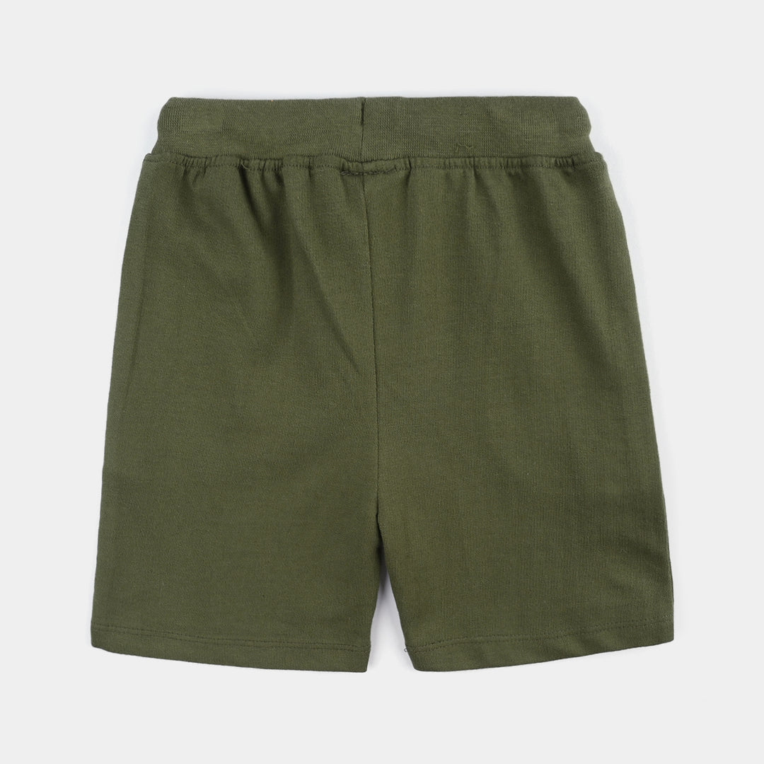 Boys Cotton Terry BASIC SHORT Play Game-Chive