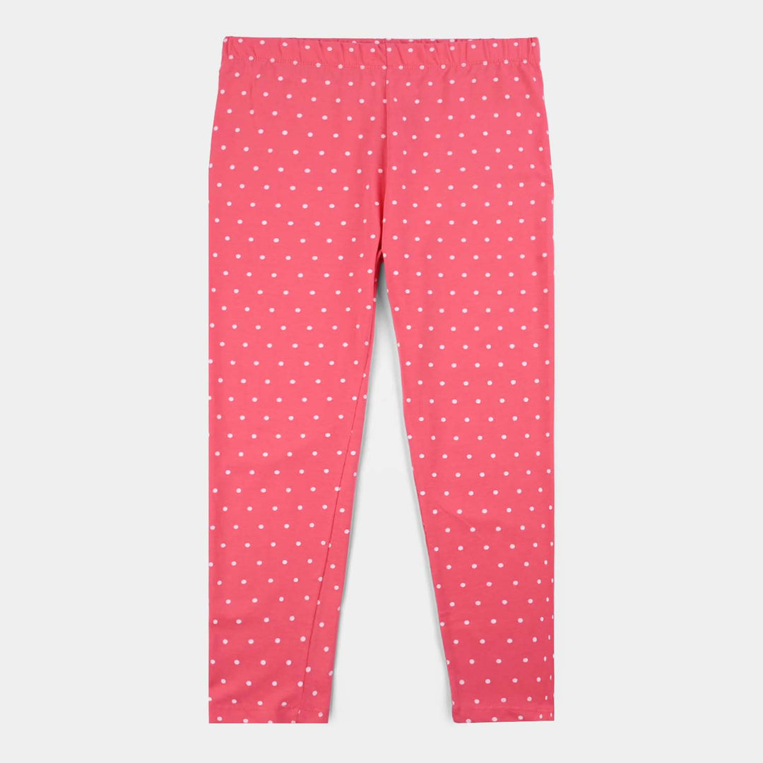 Girls Poly Cotton Jersey Night Suit