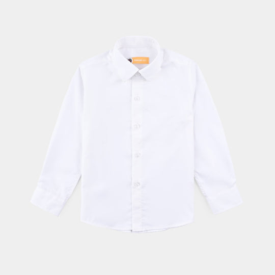 Boys Oxford Formal Shirt-White