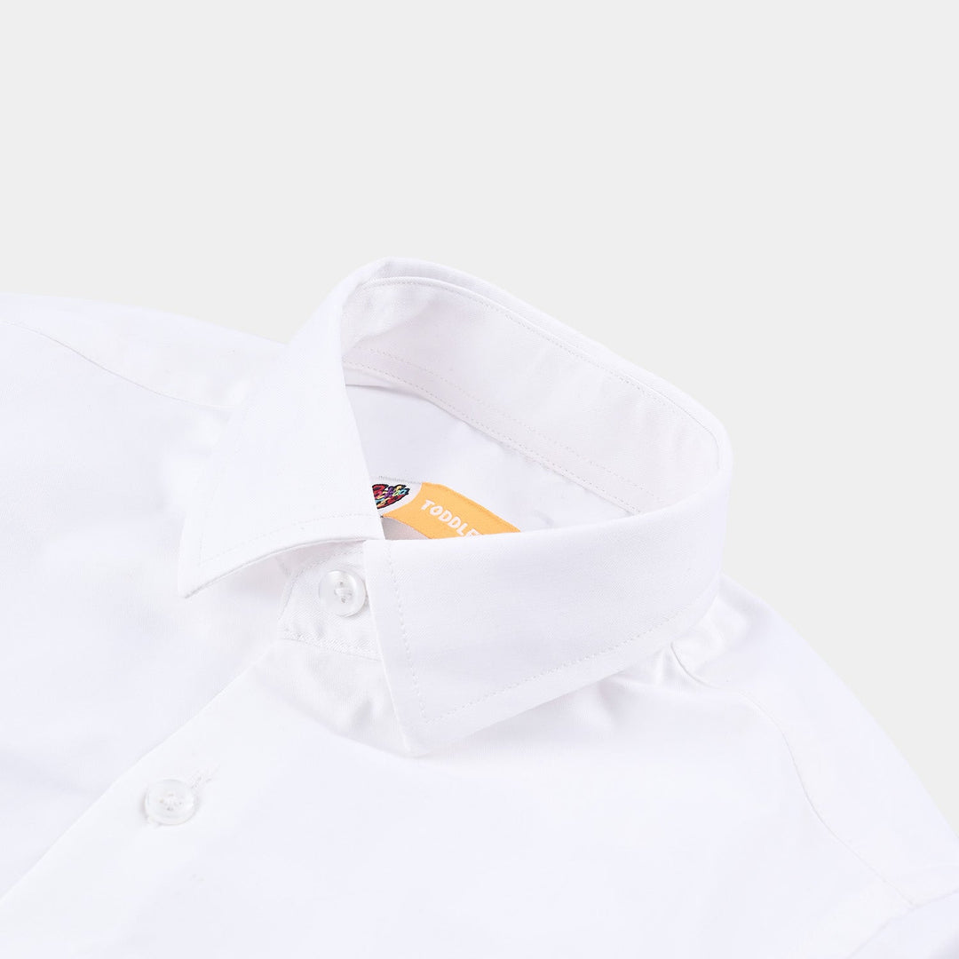 Boys Oxford Formal Shirt-White