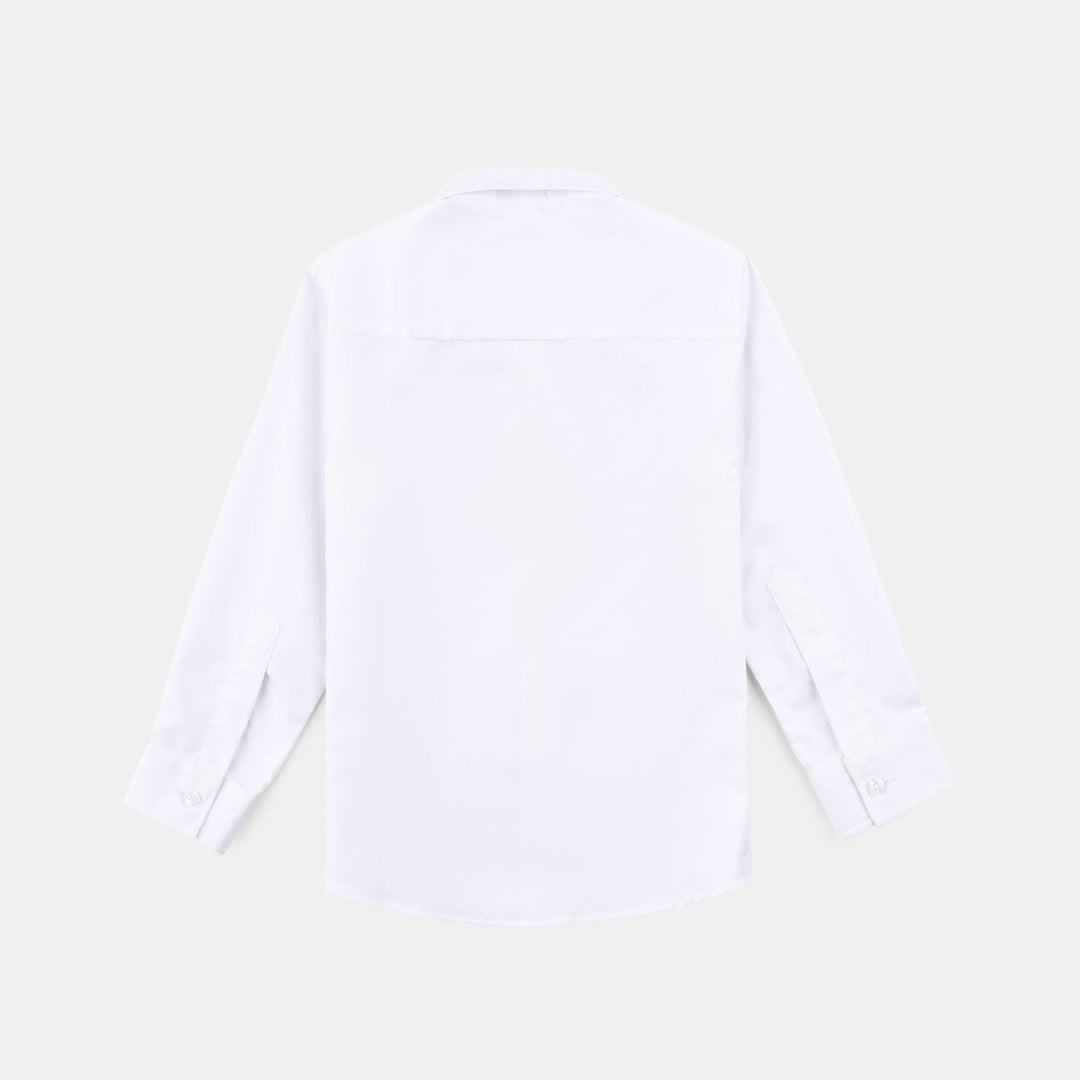 Boys Oxford Formal Shirt-White