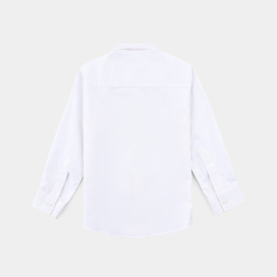 Boys Oxford Formal Shirt-White