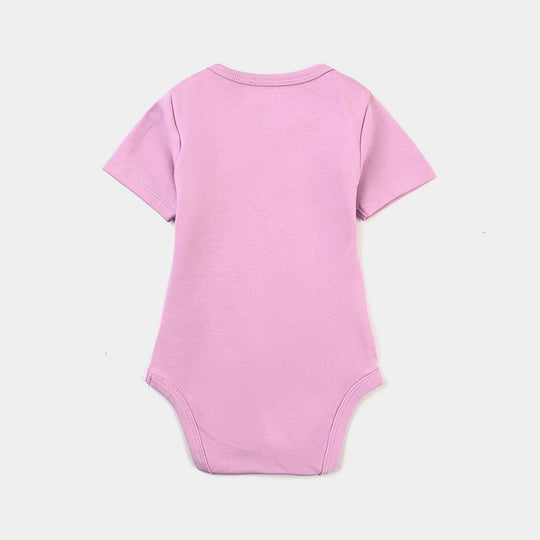 Infant Girl Cotton Interlock Romper