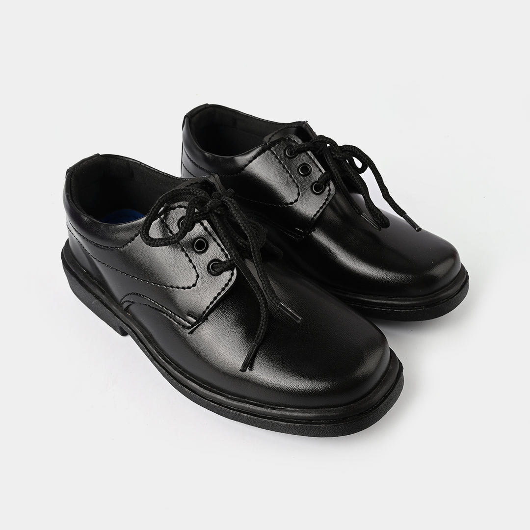 Boys School Shoes TS-14A-BLACK