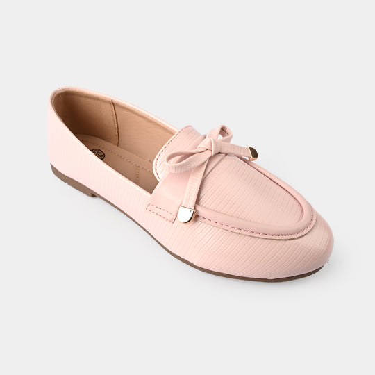 Girls Loafer OS-03-Tea.Pink