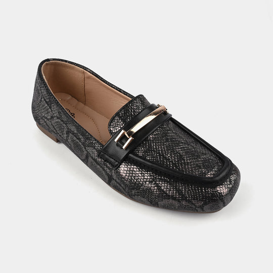 Girls Loafer OS-04-BLACK