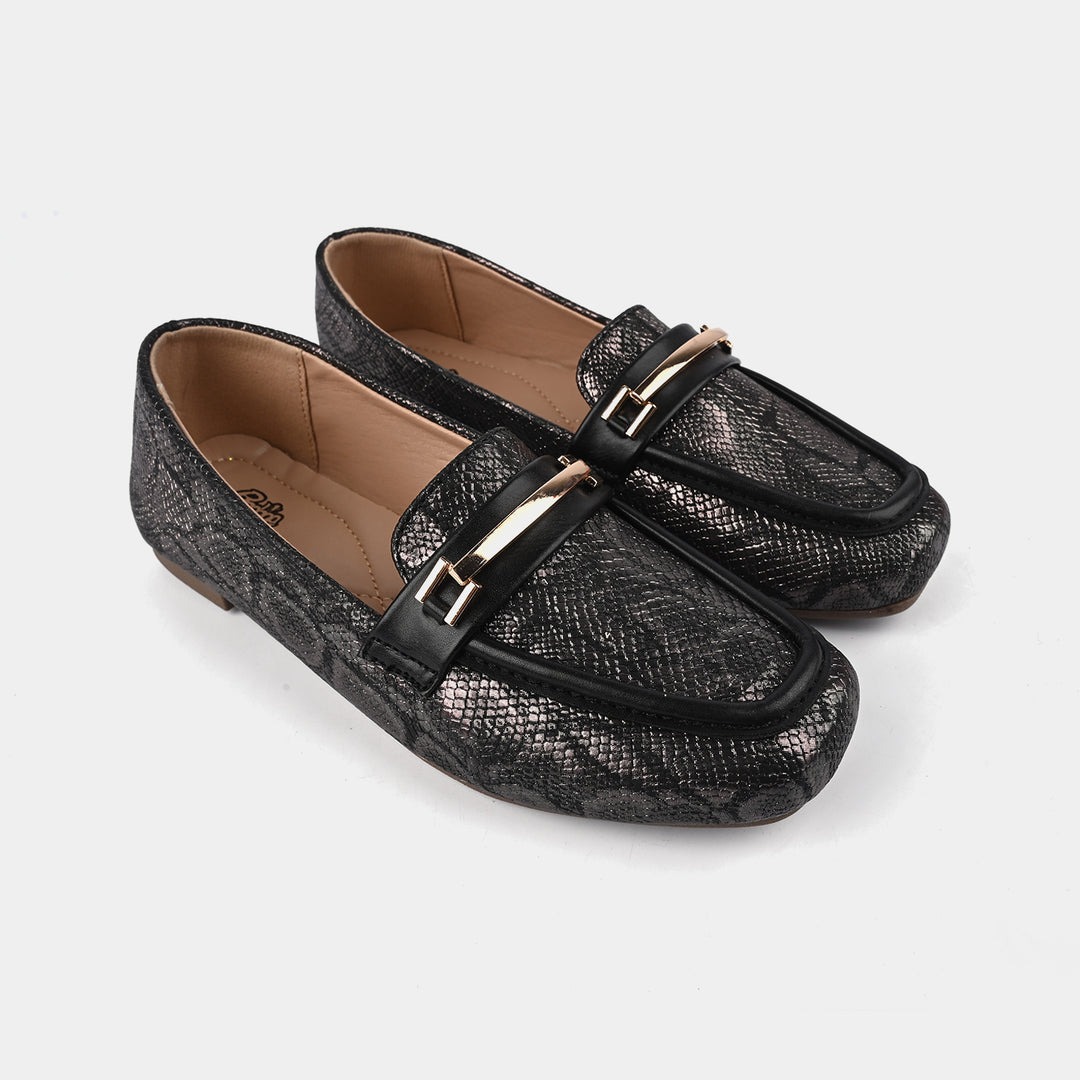 Girls Loafer OS-04-BLACK