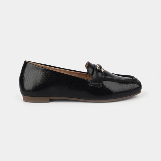 Girls Loafer OS-05-BLACK