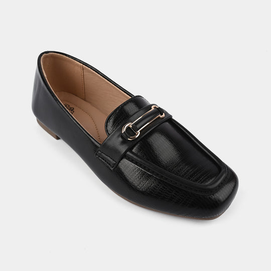 Girls Loafer OS-05-BLACK