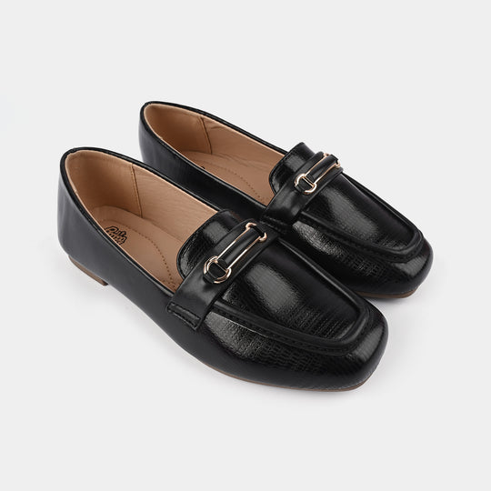 Girls Loafer OS-05-BLACK