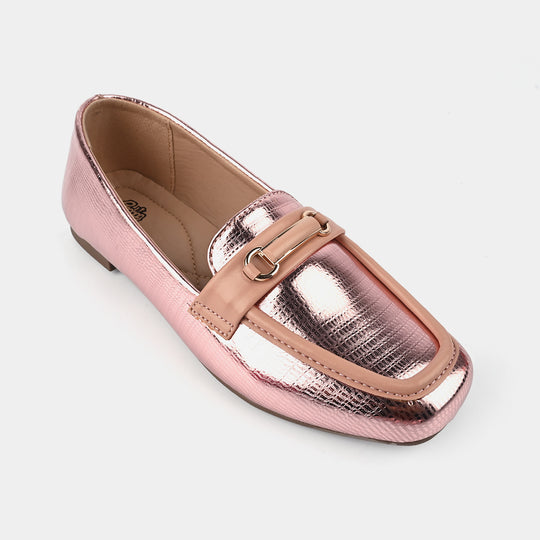 Girls Loafer OS-05-Peach