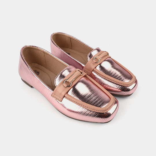 Girls Loafer OS-05-Peach