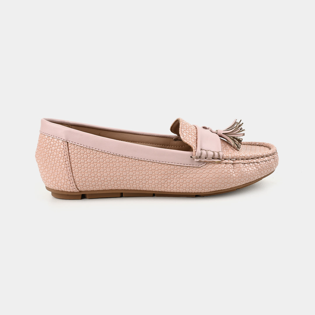 Teens Girls Loafers OS-06-Tea Pink