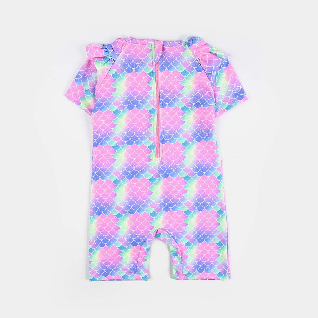 Girls Micro Fiber Jumper Suit MERMAID COSTUME-Multi