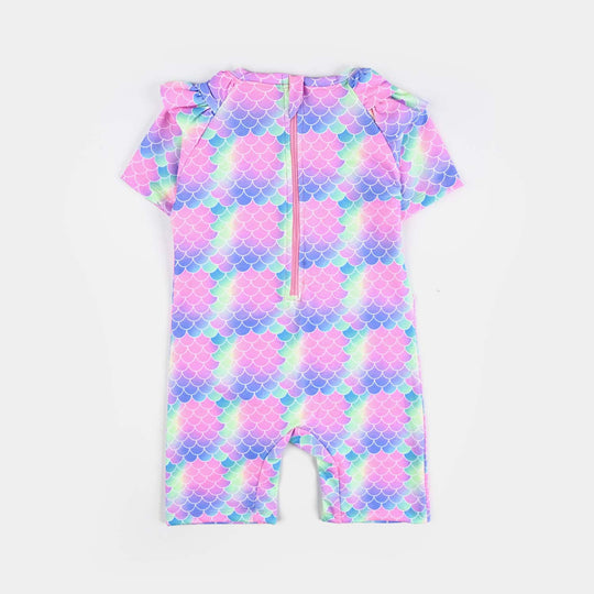 Girls Micro Fiber Jumper Suit MERMAID COSTUME-Multi