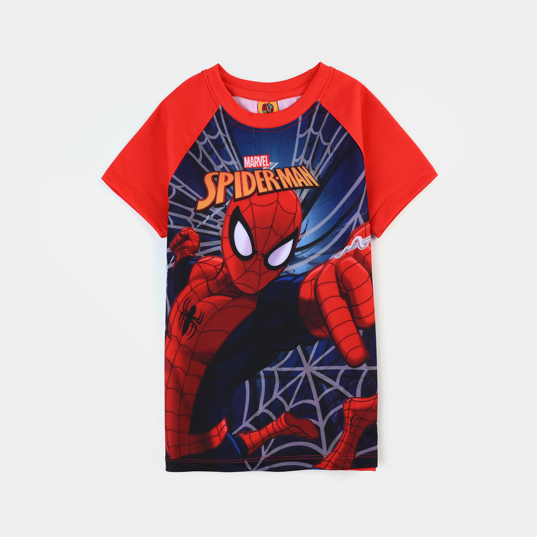 Boys Microfiber 2-Piece Suit (Character) - Red