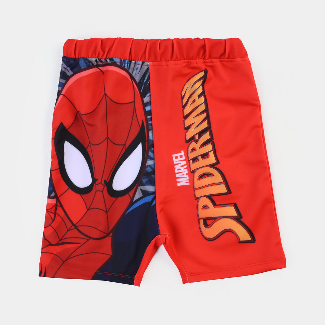 Boys Microfiber Jersey 2 Piece Suit-RED