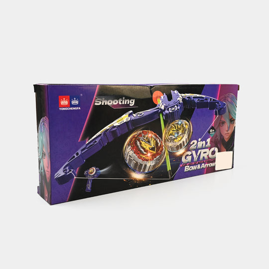 Gyro Bow And Arrow Play Set For Kids