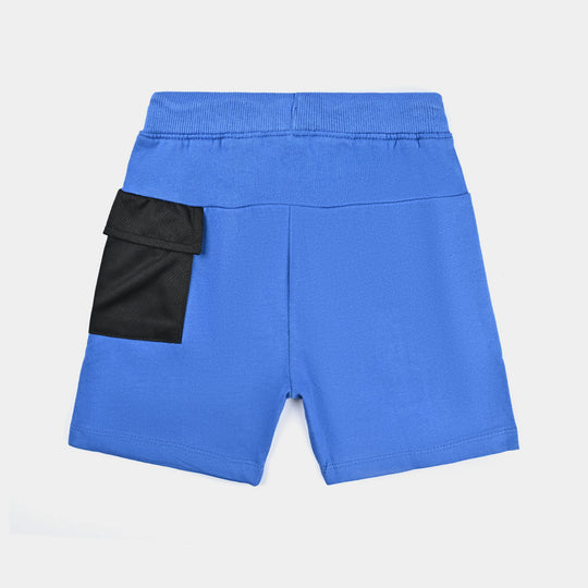 Boys Jersey/Terry Short Start Again-Blue