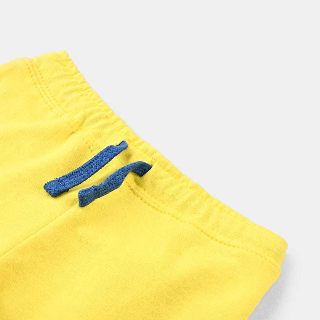 Infant Boys Jersey/Terry Short-Yellow