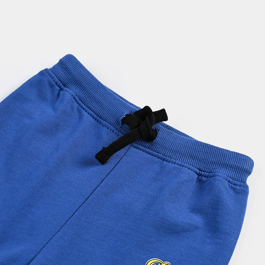 Infant Boys Jersey/Terry Short-C.Blue