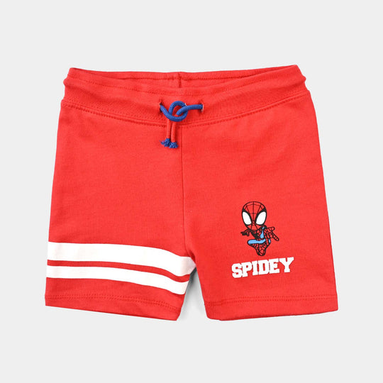 Infant Boys Jersey/Terry Short Spidey-H.R Red