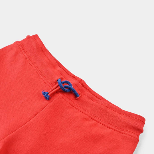 Infant Boys Jersey/Terry Short Spidey-H.R Red