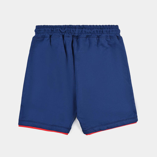 Boys Jersey/Terry Short-Navy Blue