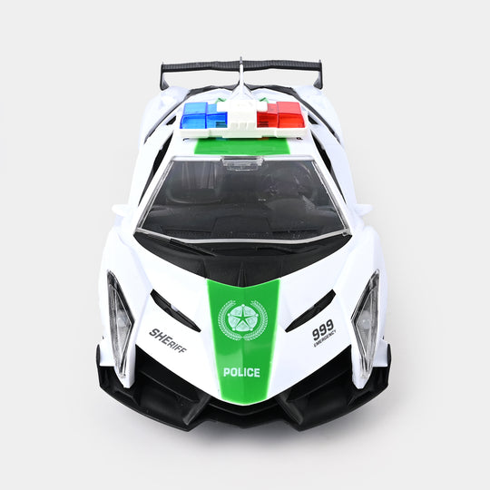 Remote Control Police Car Toy For Kids