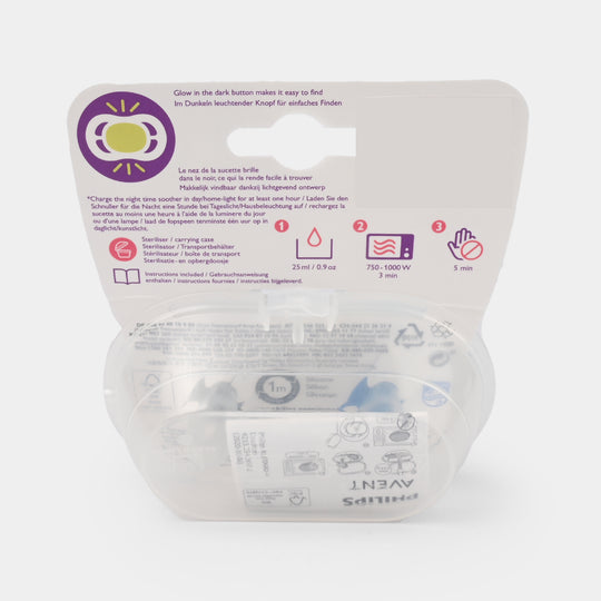 Avent Ultra Nighttime Pacifier/Soother 6-18M