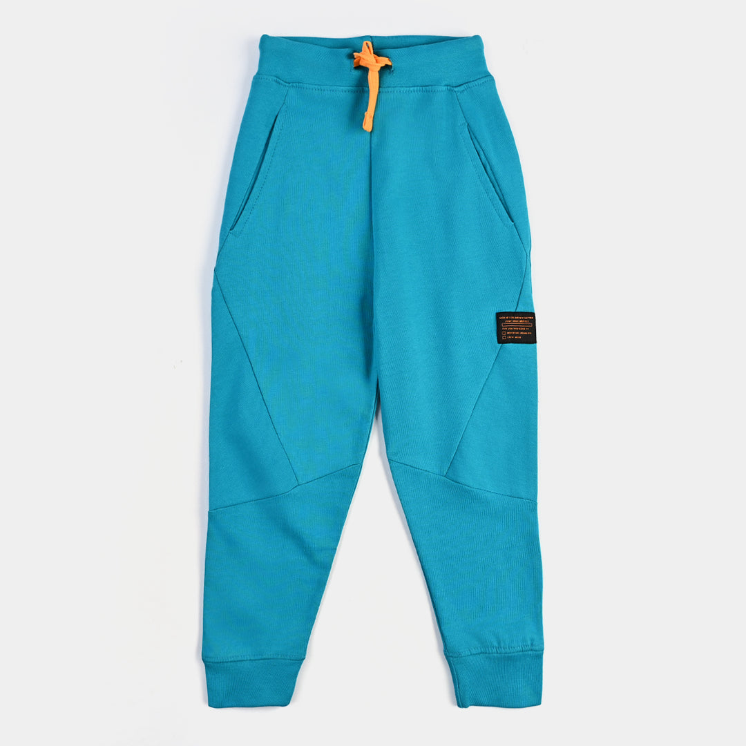 Boys Cotton Terry Pyjama Adventure Unlimited-Thtn.Teal