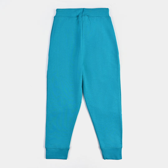 Boys Cotton Terry Pyjama Adventure Unlimited-Thtn.Teal