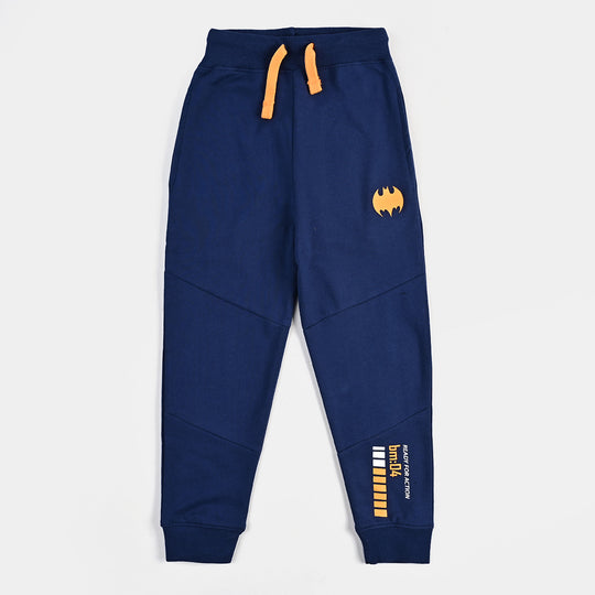 Boys Cotton Terry Pyjama Batman-Navy Blue