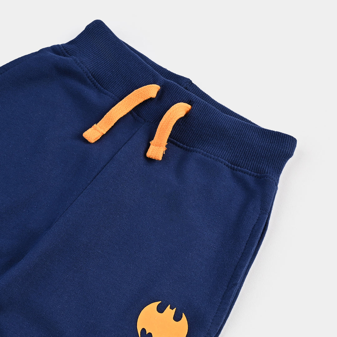 Boys Cotton Terry Pyjama Batman-Navy Blue