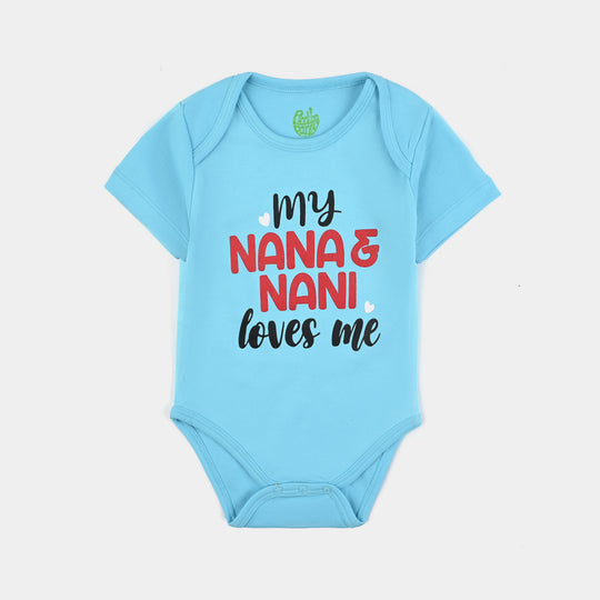 Infant Unisex Cotton Interlock Romper Nana And Nani