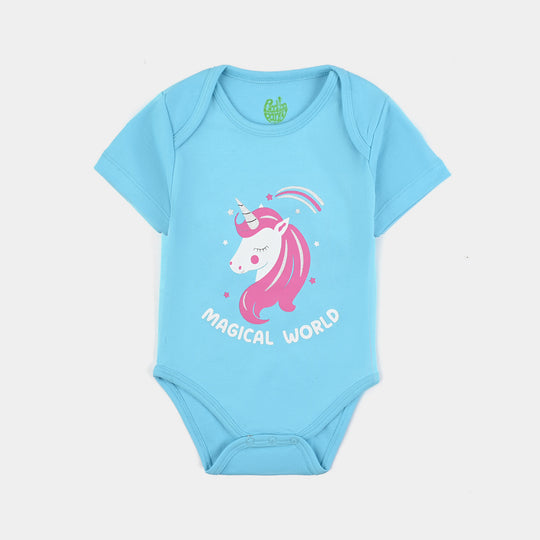 Infant Unisex Cotton Interlock Romper Magical World