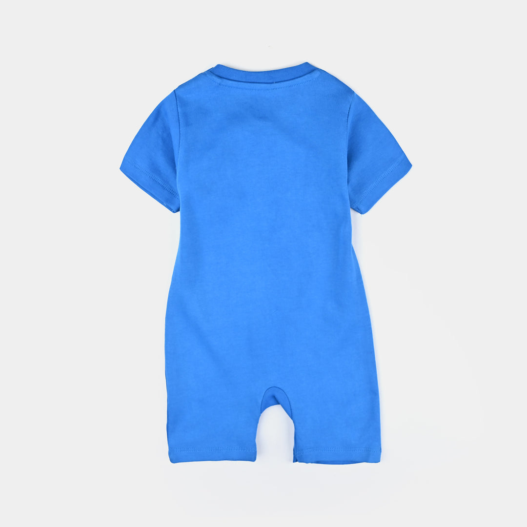 Infant Boys Cotton Interlock Romper Friends Forever