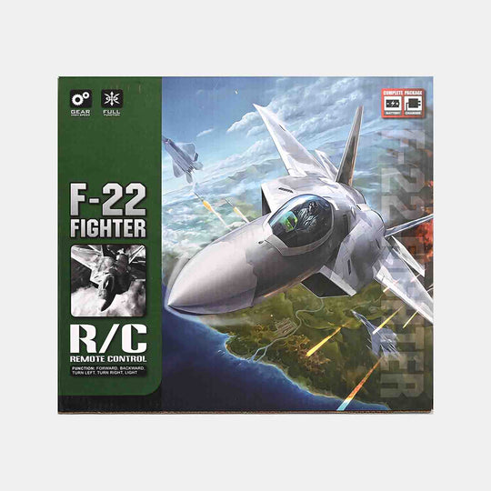 Remote Control F-22 Fighter Jet For Kids