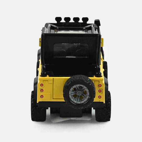 Die Cast Model Car With Sound & Light For Kids