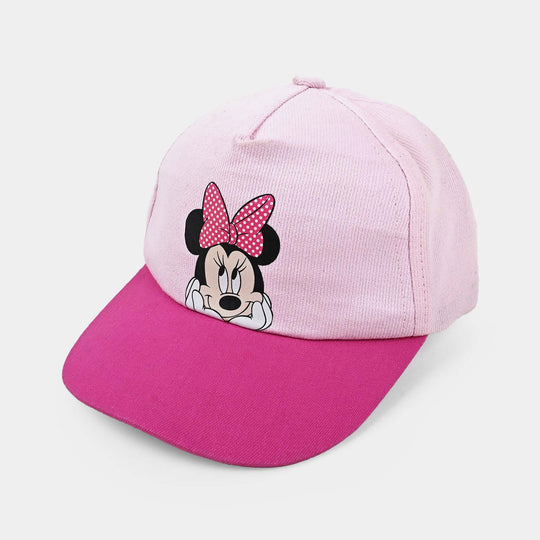 Kids Cotton Twill Cap-Pink